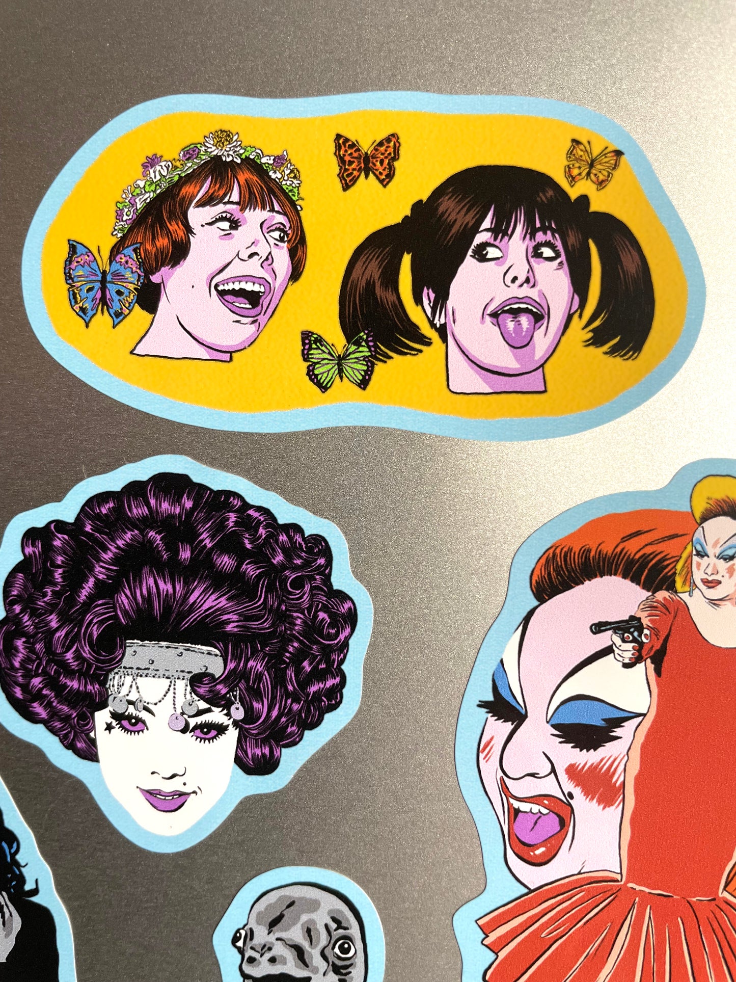 CULT FILMS (SET 1) Sticker Sheet