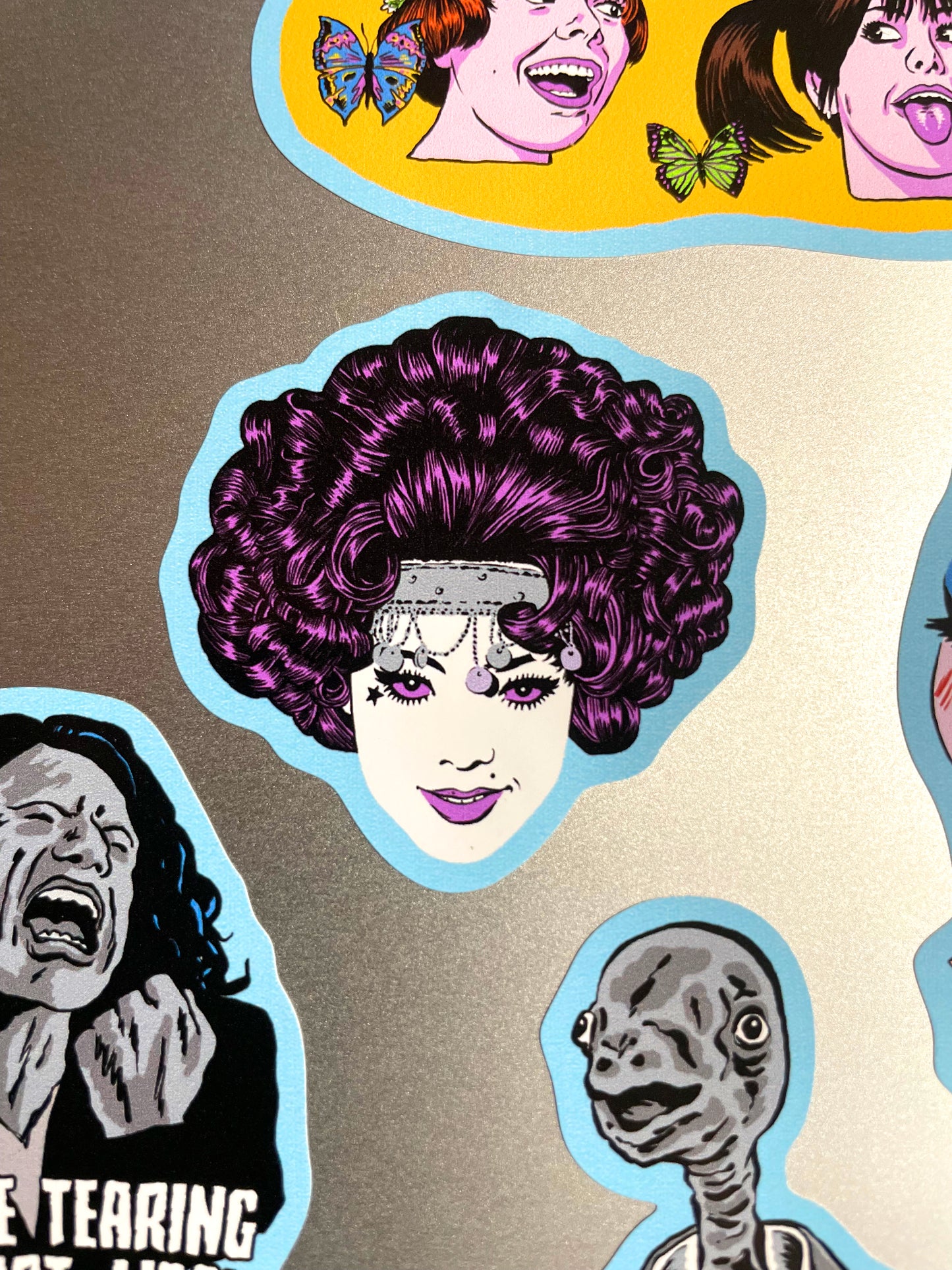 CULT FILMS (SET 1) Sticker Sheet