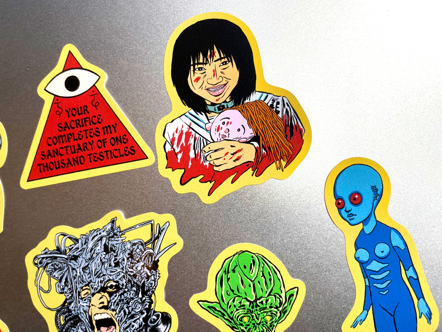 CULT FILMS (SET 2) Sticker Sheet