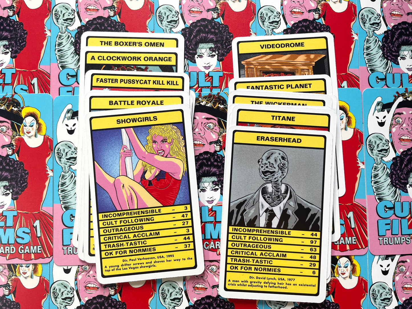 CULT FILMS Vol.1 Trumps Card Game