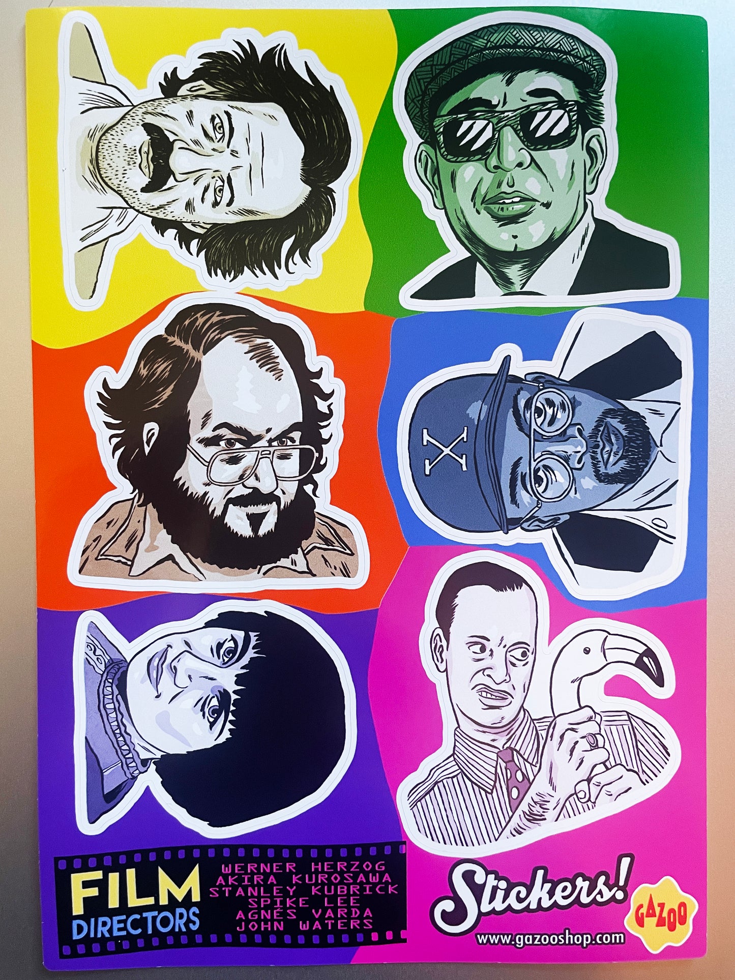 FILM DIRECTORS Sticker Sheet
