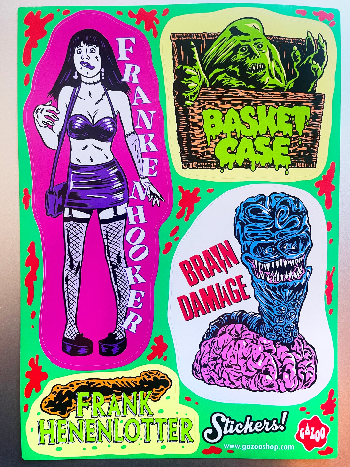 FRANK HENENLOTTER Sticker Sheet