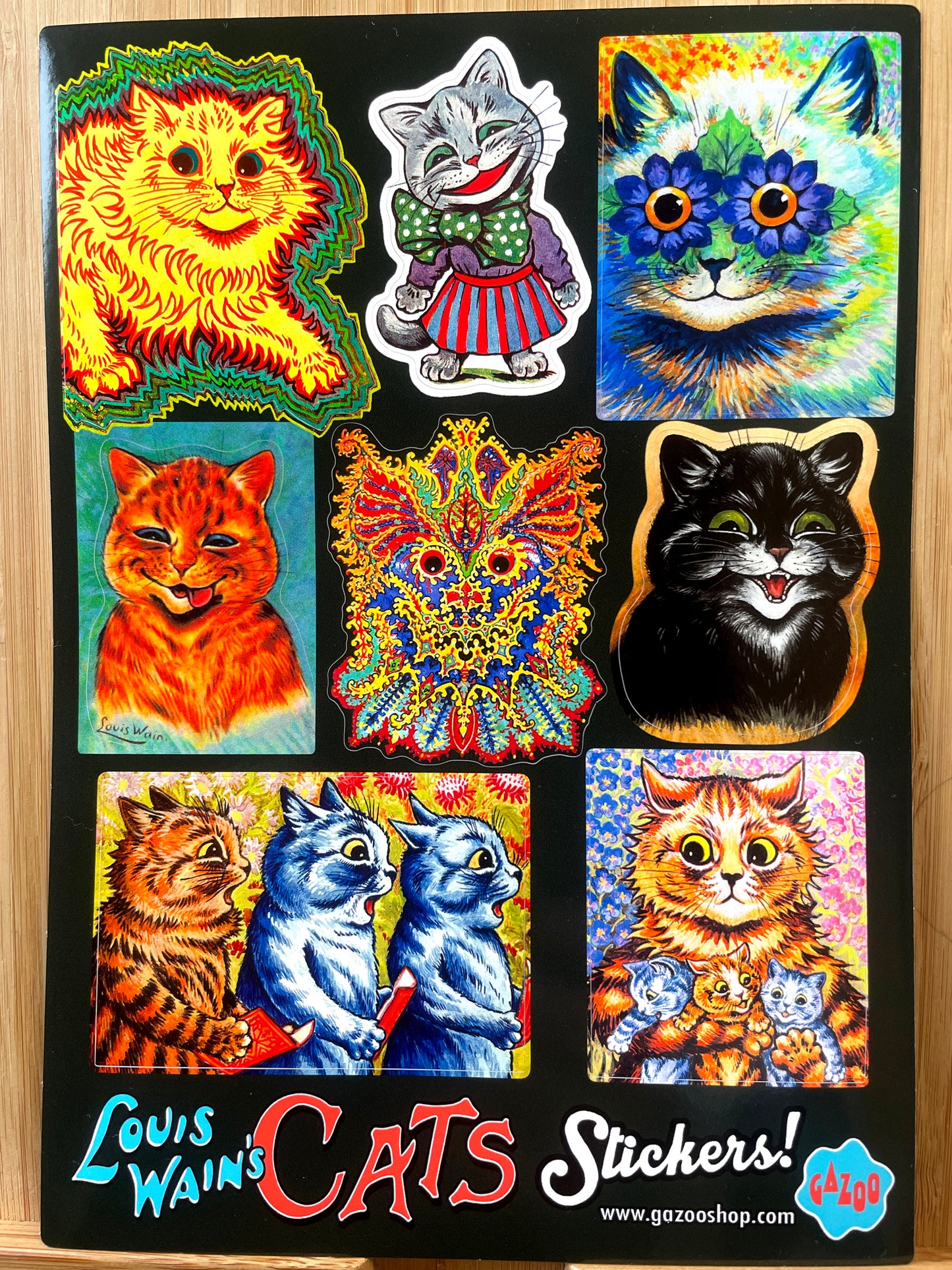 LOUIS WAIN'S CATS Sticker Sheet