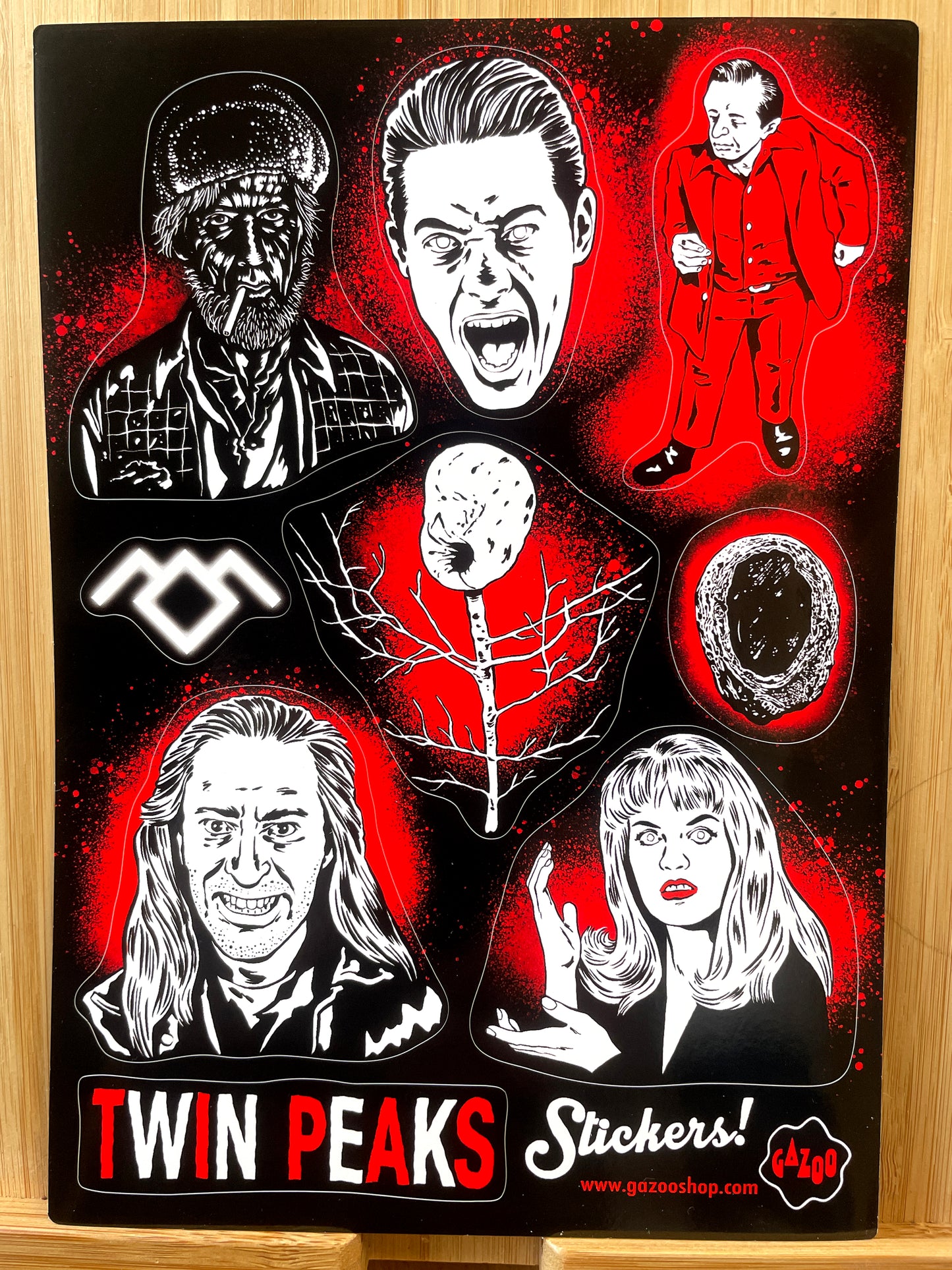 TWIN PEAKS 'RED ROOM' Sticker Sheet