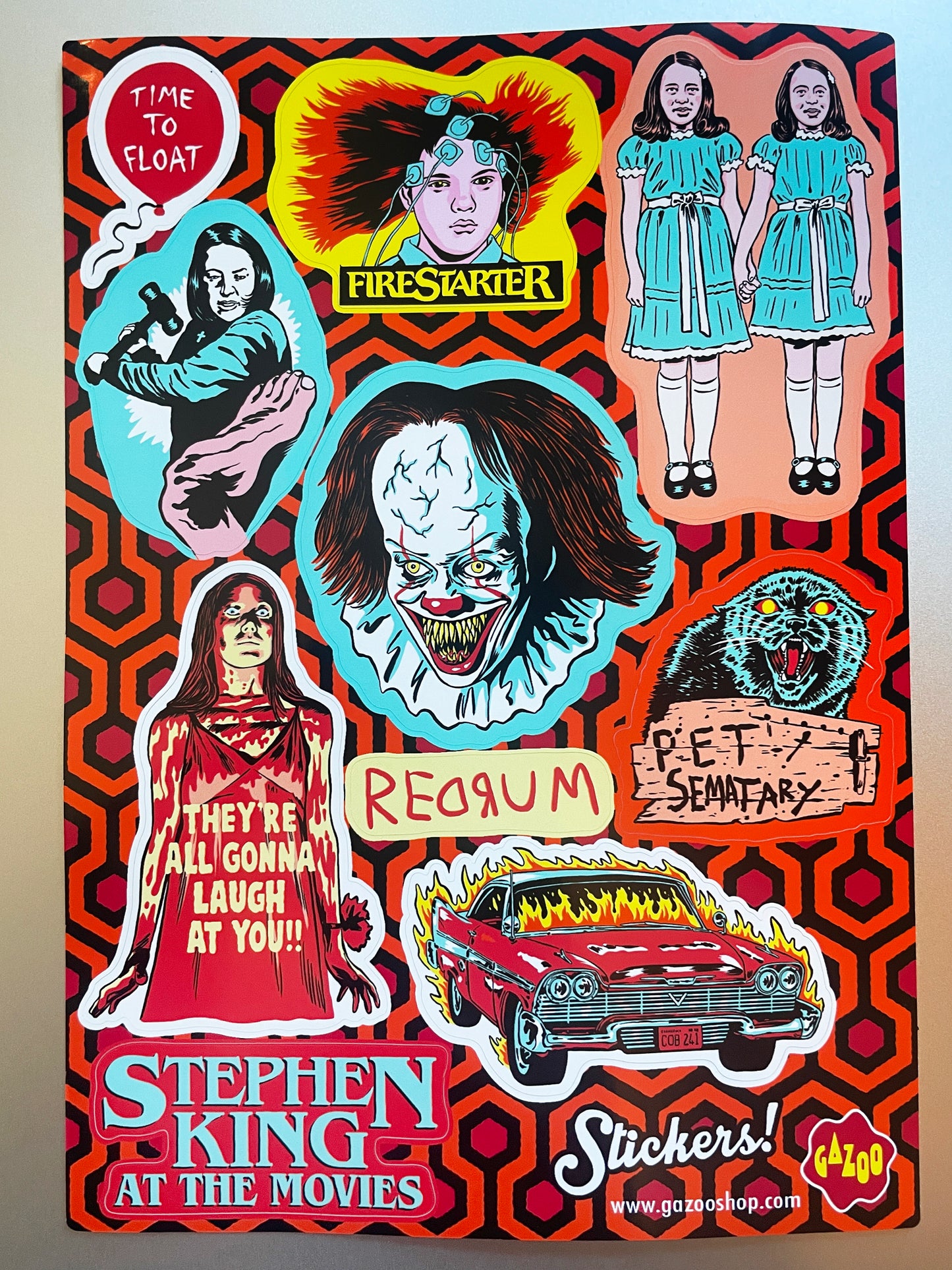 STEPHEN KING at the MOVIES Sticker Sheet