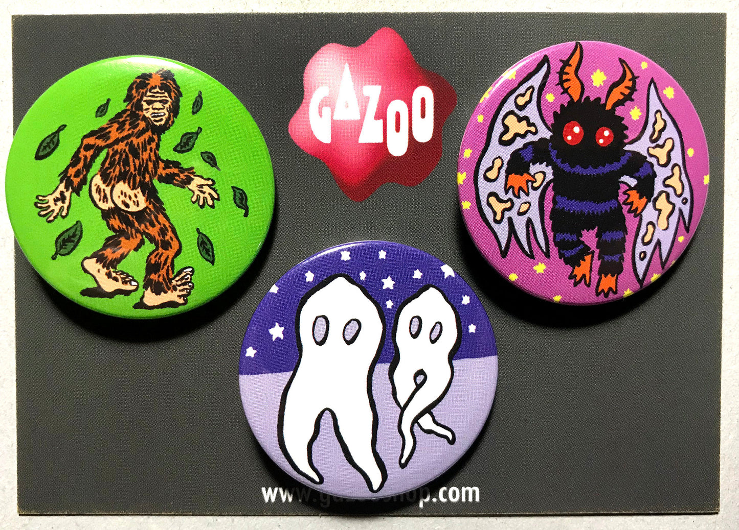 CRYPTIDS - Pin Badge Set