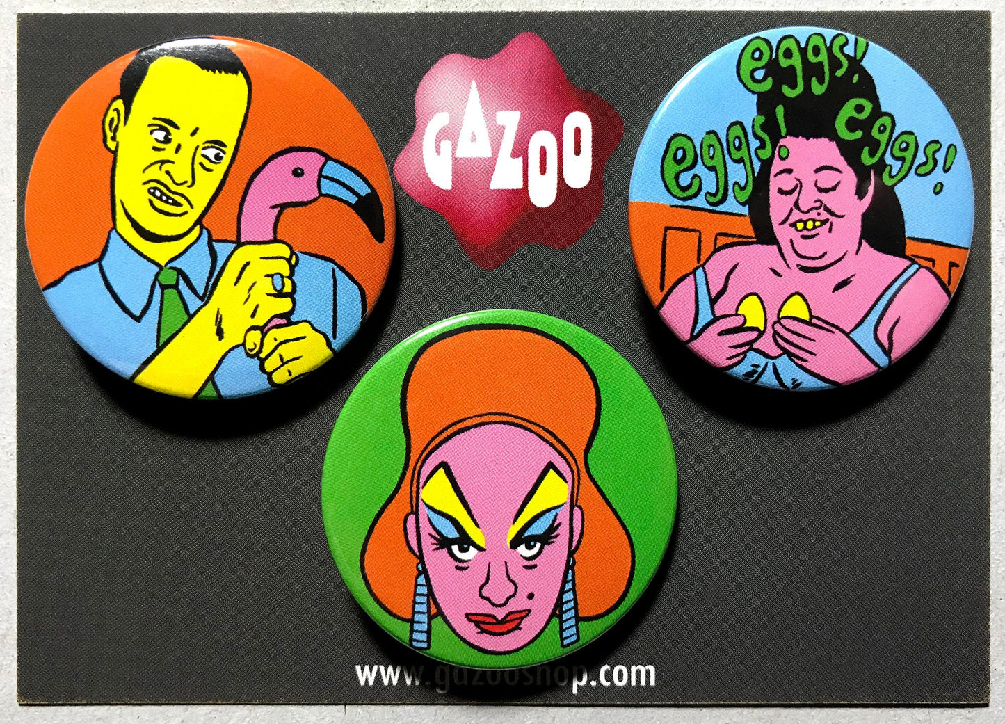 JOHN WATERS - Pin Badge Set