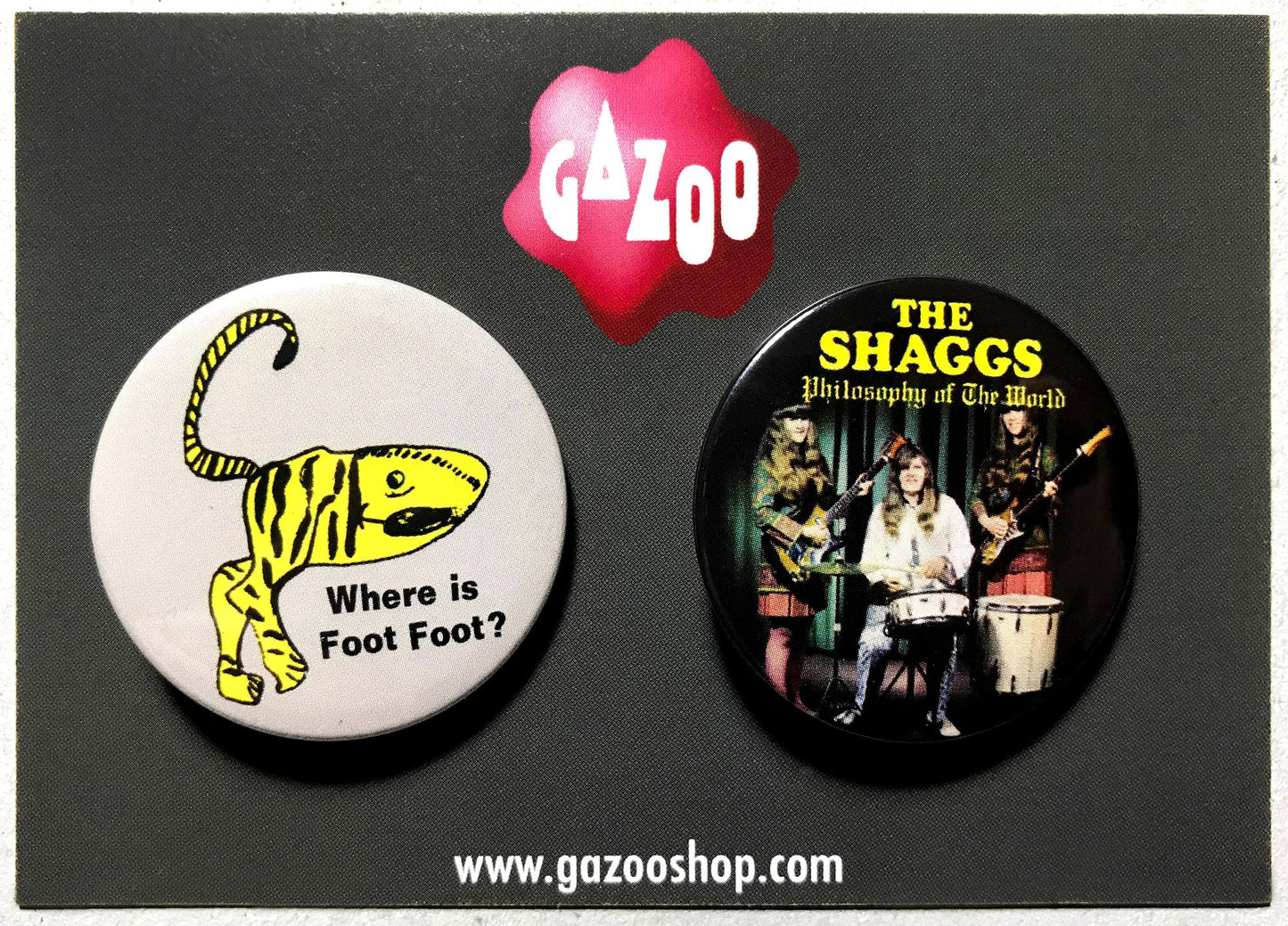 THE SHAGGS - Bin Badge Set