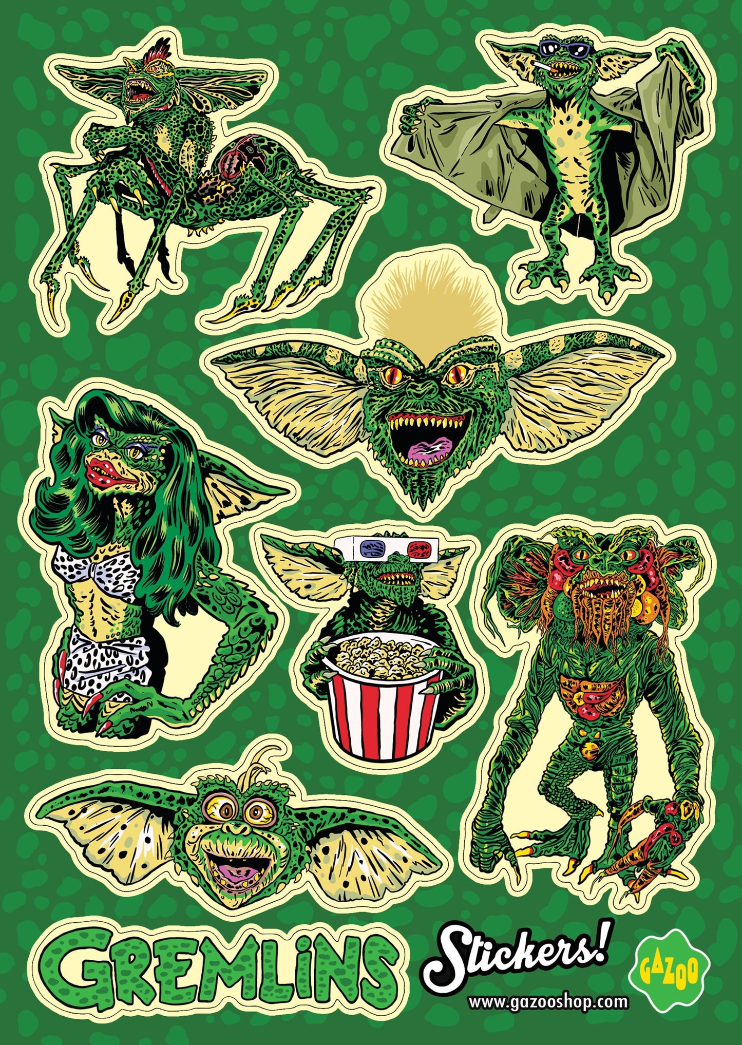GREMLINS Sticker Sheet