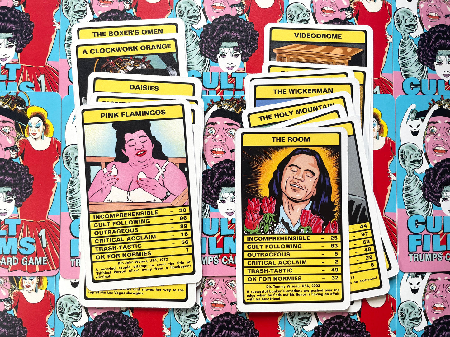 CULT FILMS Vol.1 Trumps Card Game