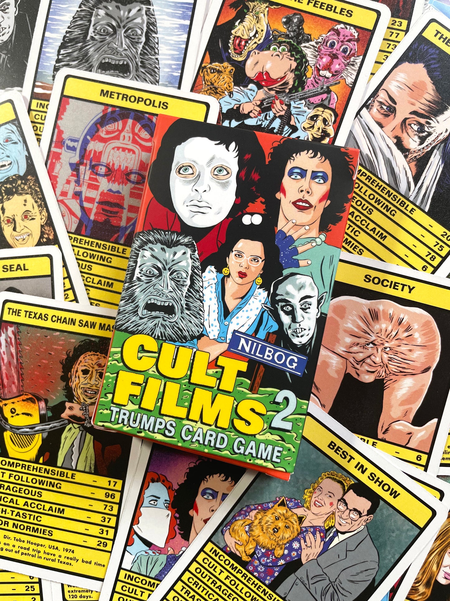 CULT FILMS Vol.2 Trumps Card Game