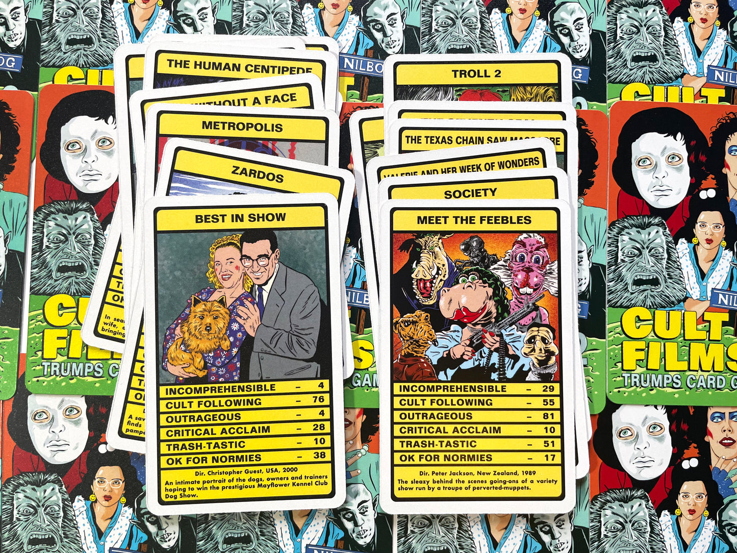 CULT FILMS Vol.2 Trumps Card Game