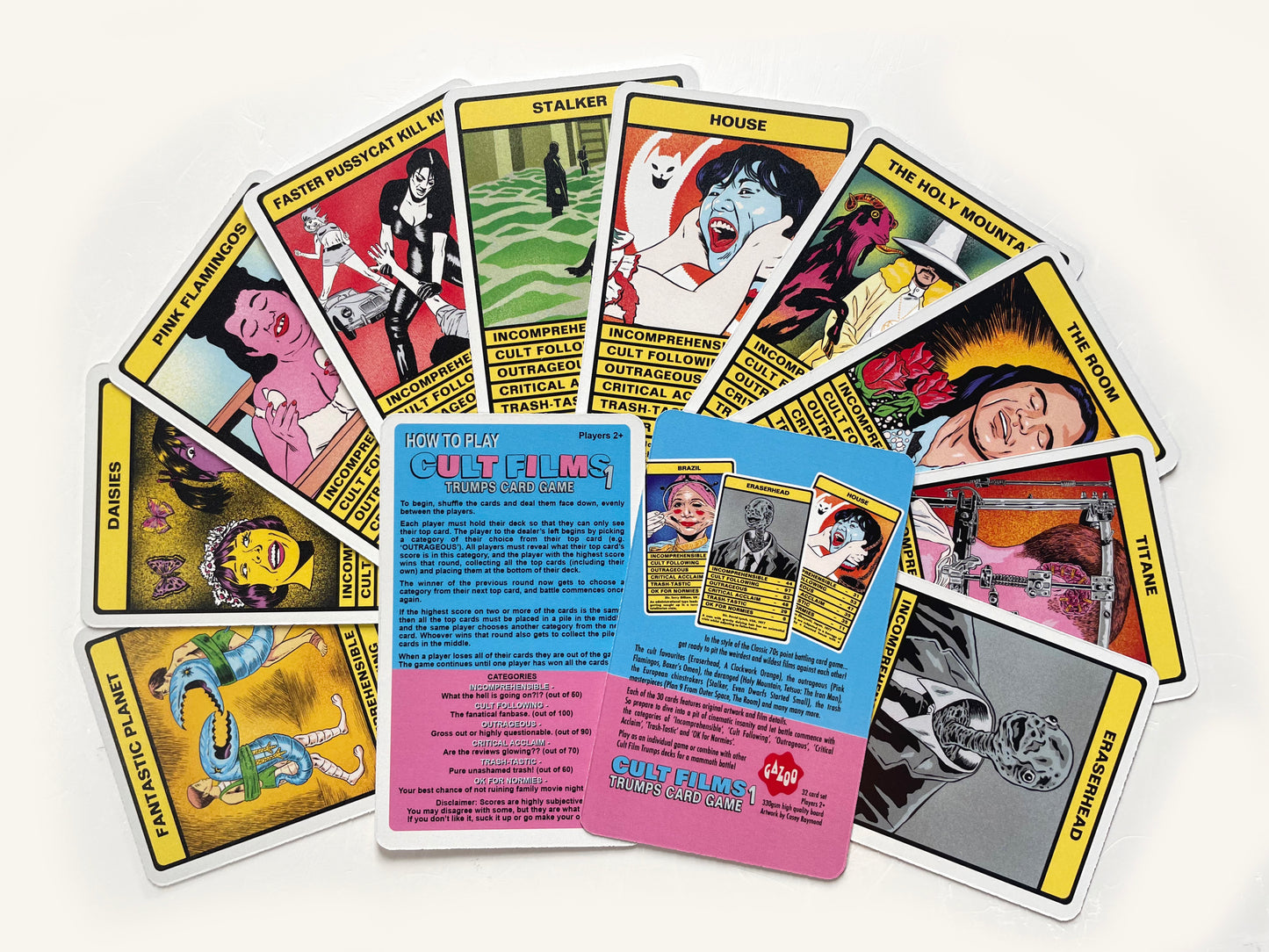 CULT FILMS Vol.1 Trumps Card Game