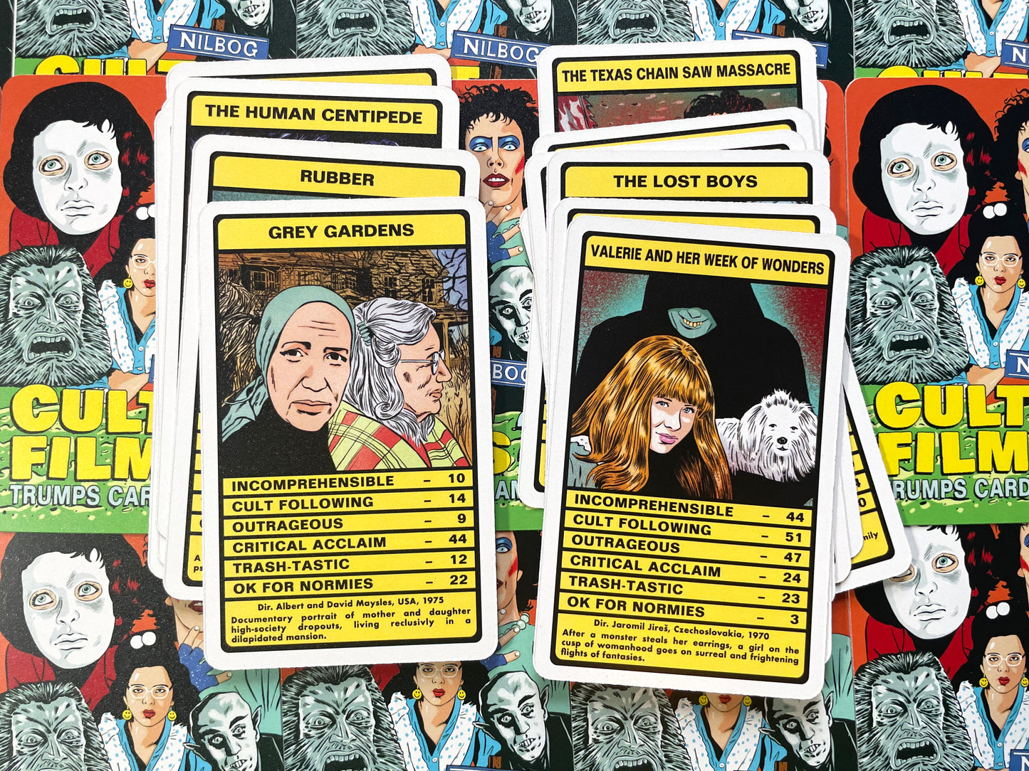 CULT FILMS Vol.2 Trumps Card Game