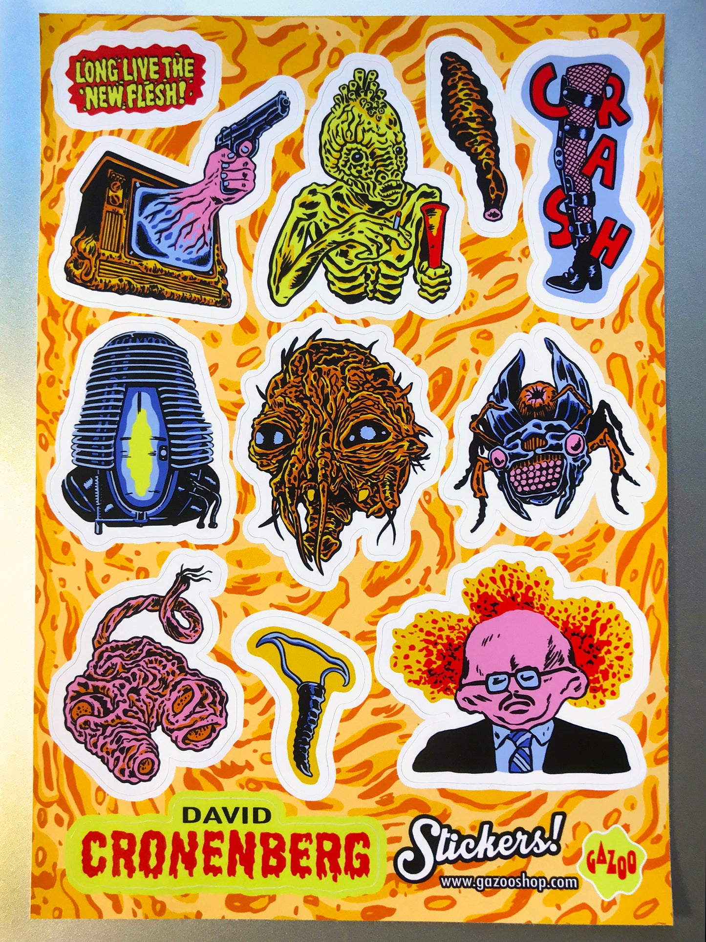DAVID CRONENBERG Sticker Sheet