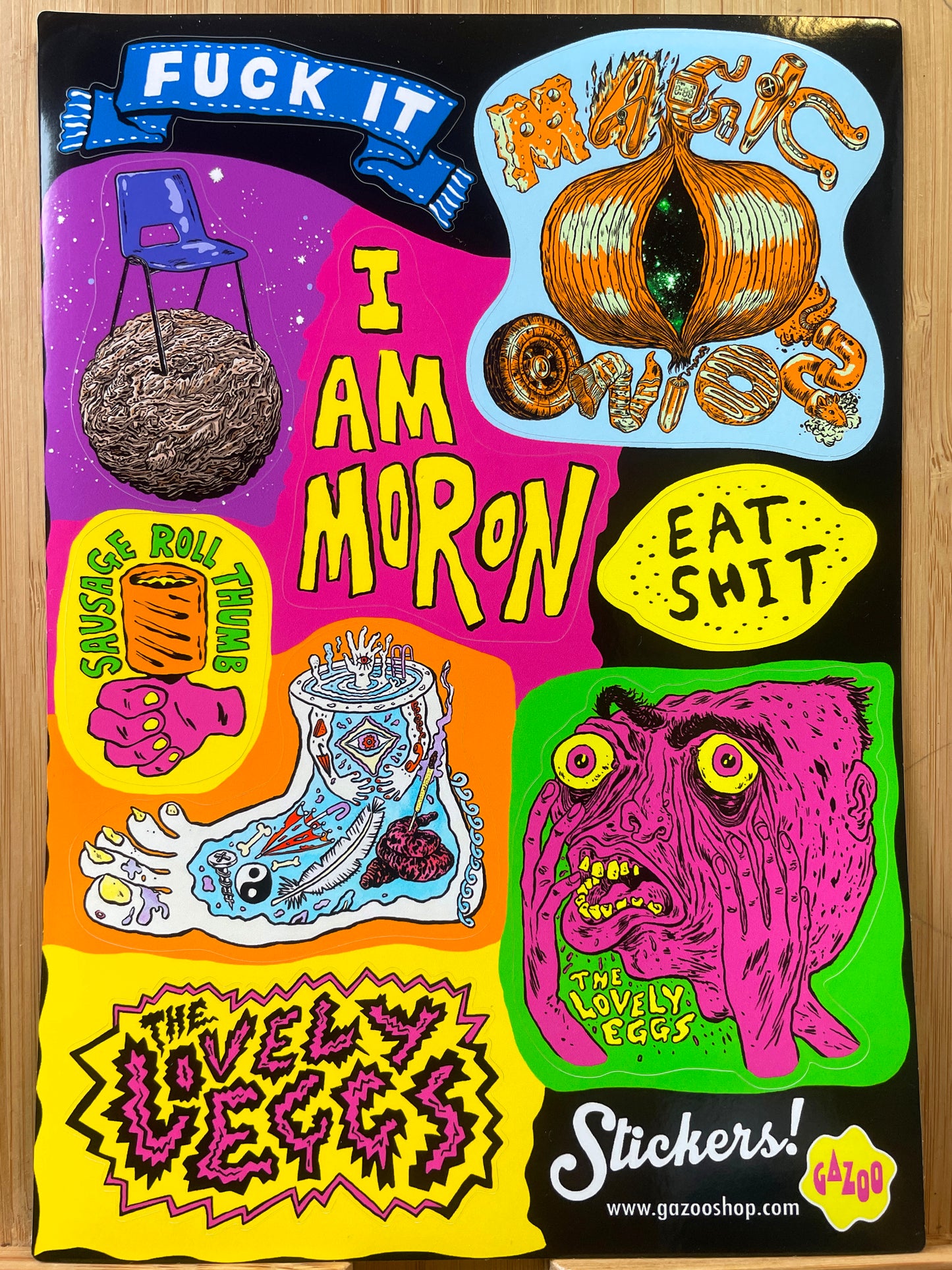 THE LOVELY EGGS Sticker Sheet