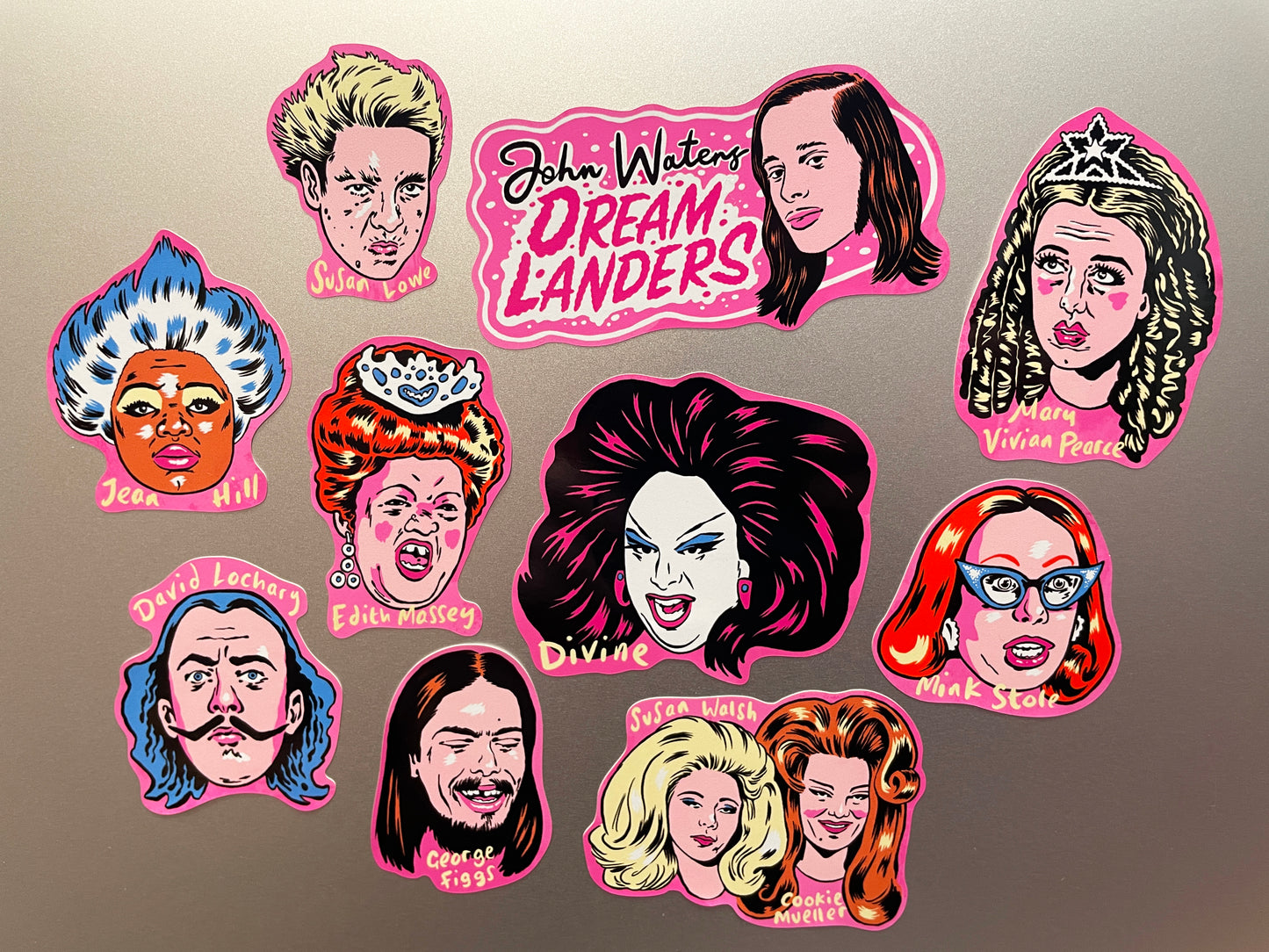 JOHN WATERS DREAMLANDERS Sticker Sheet