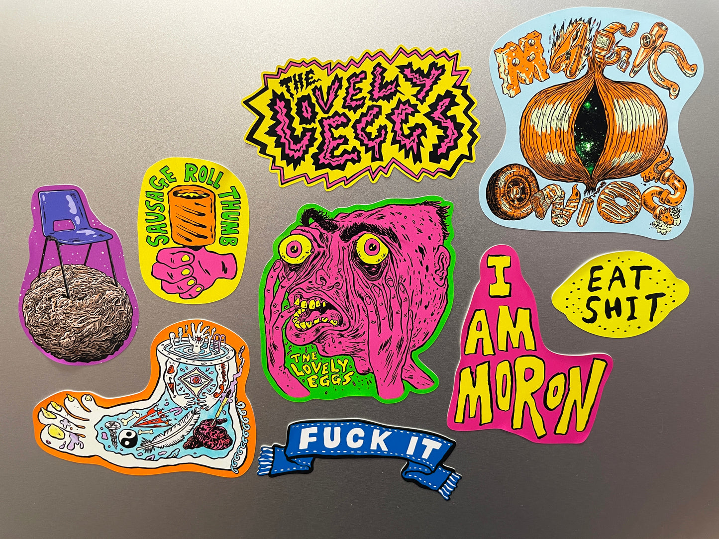 THE LOVELY EGGS Sticker Sheet