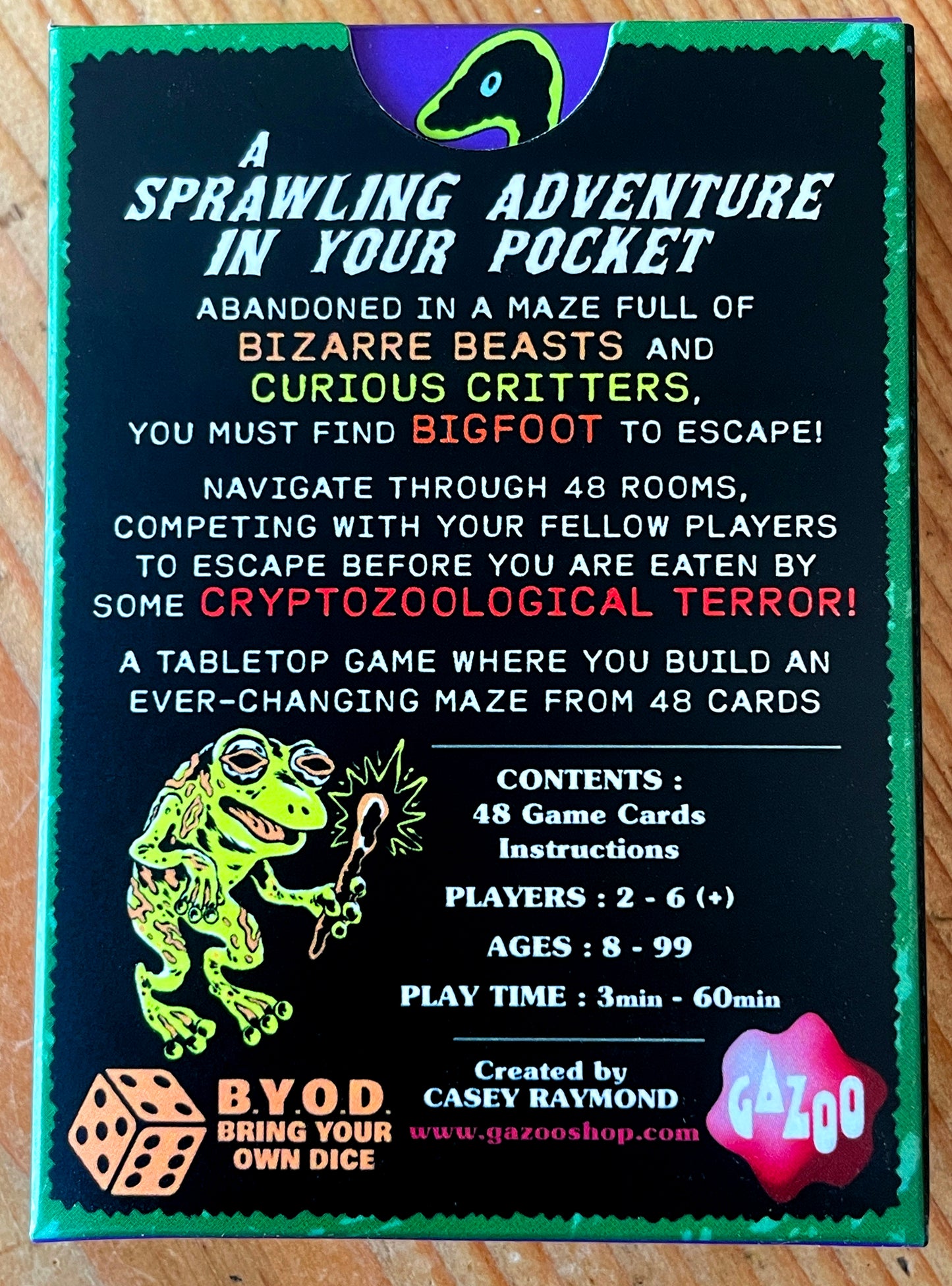 CRYPTID MAZE - 48 ROOMS