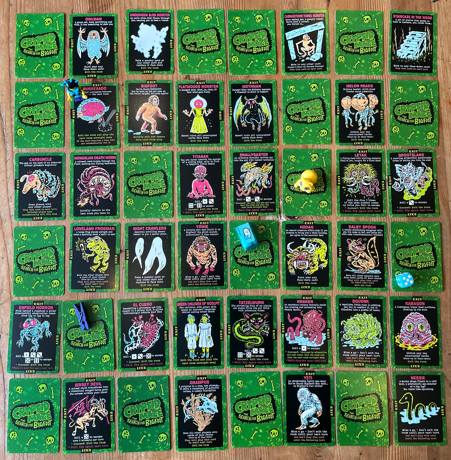 CRYPTID MAZE - 48 ROOMS