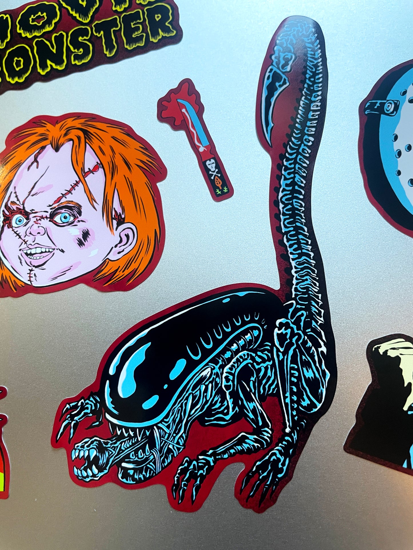 HORROR MOVIE MONSTERS Sticker Sheet