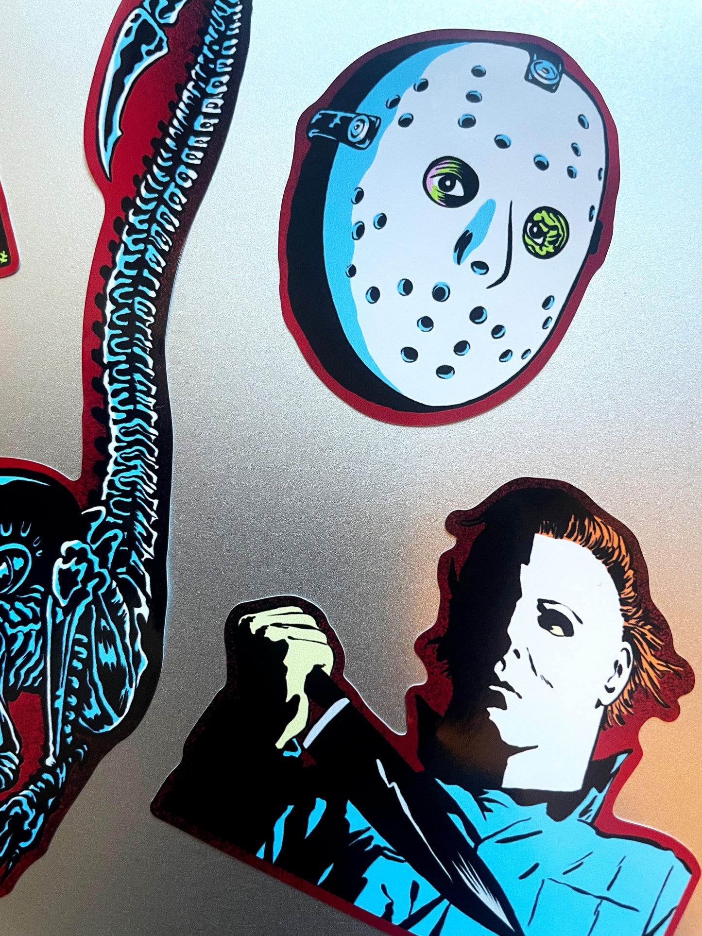 HORROR MOVIE MONSTERS Sticker Sheet