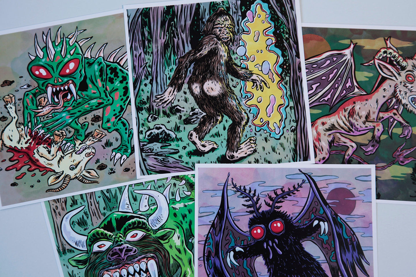 CRYPTIDS - Mini Poster Cards (Set 1)