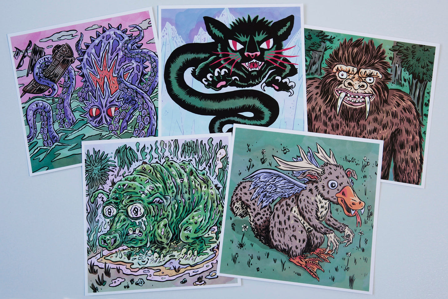 CRYPTIDS - Mini Poster Cards (Set 2)