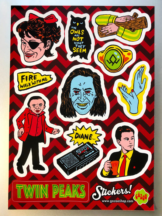 TWIN PEAKS Sticker Sheet