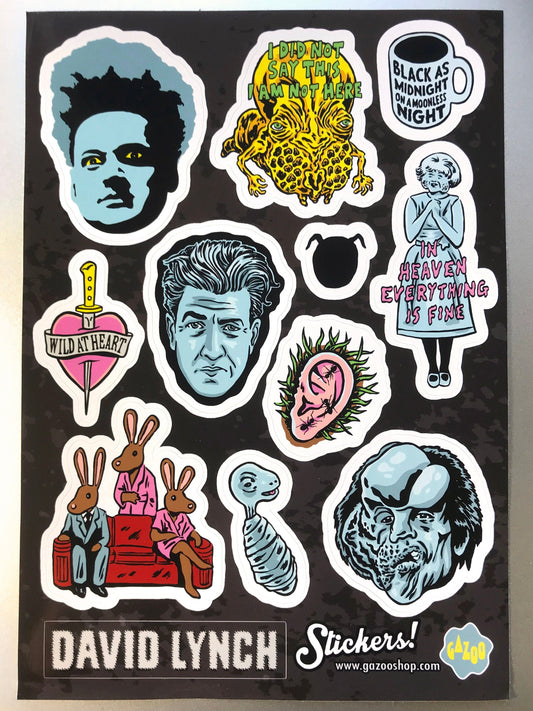DAVID LYNCH Sticker Sheet