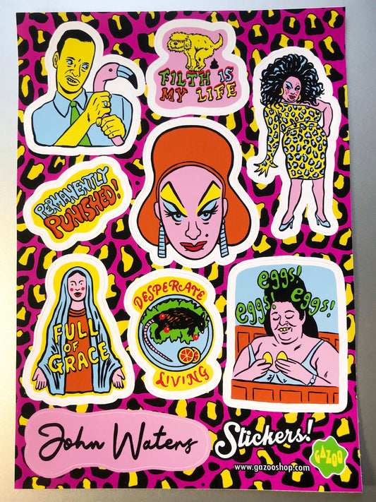 JOHN WATERS / DIVINE Sticker Sheet